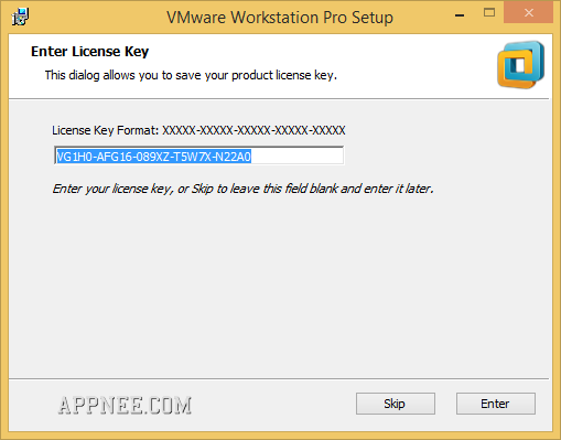 vmware pro 12 license key